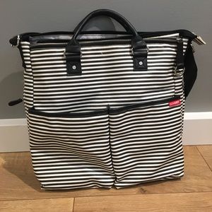 Skip Hop Duo Stripe Diaper Bag